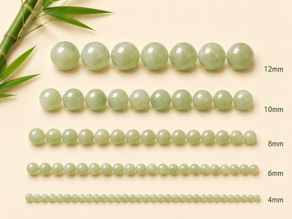 hetian jade beads size chart 4x3