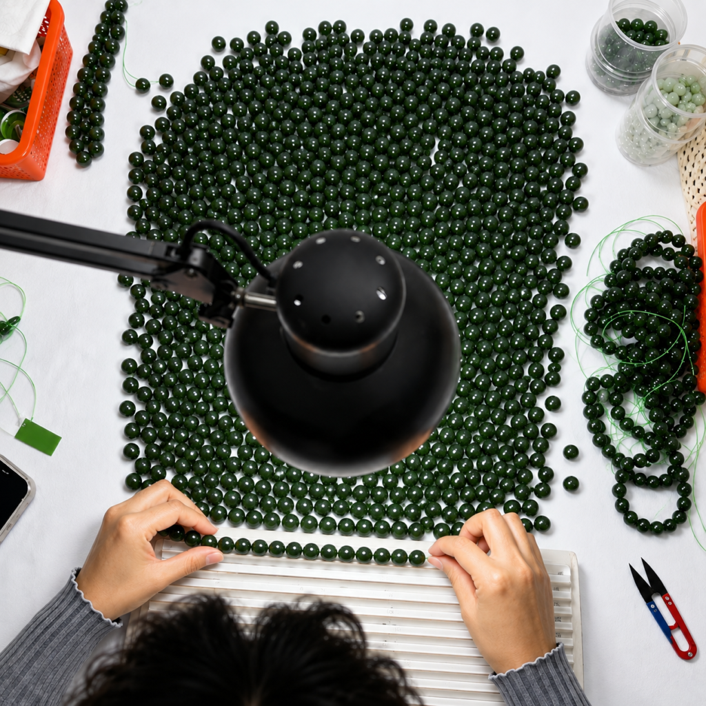 jade beads quality control
